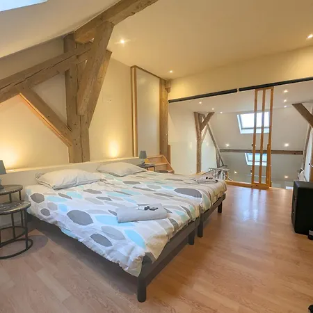 Duplex Dans Grande Ferme Renovee דירה