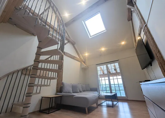 Duplex Dans Grande Ferme Renovee דירה *